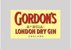 Gordon's Gin vetor