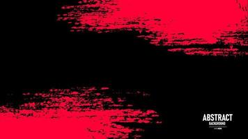 vetor de fundo de textura grunge sujo preto e vermelho.