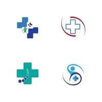 ilustração do logotipo médico vetor