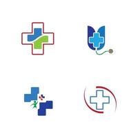 ilustração do logotipo médico vetor