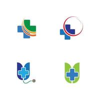 ilustração do logotipo médico vetor