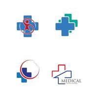 ilustração do logotipo médico vetor