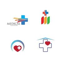 ilustração do logotipo médico vetor