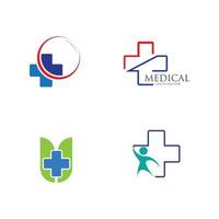 ilustração do logotipo médico vetor