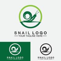 vetor de inspiração de design moderno criativo de logotipo de caracol