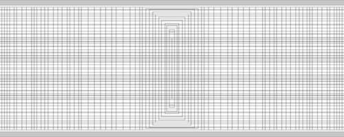 padrão geométrico abstrato com célula de quadrados de forma isolada em perspectiva vetor