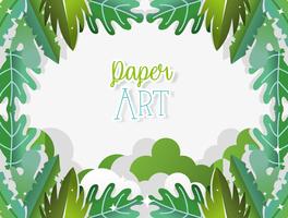 Desenhos de arte de papel vetor