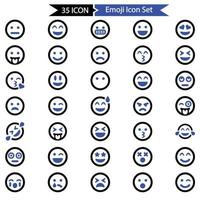 conjunto de ícones de emoji