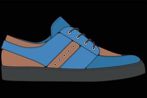 sapatos de tênis vetor para treinamento, ilustração vetorial de tênis de corrida. sapatos esportivos coloridos.