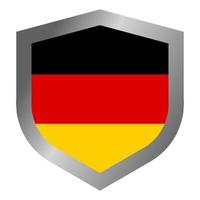 escudo da bandeira alemã vetor