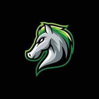 design do logotipo do mascote do cavalo vetor
