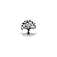 desenho do logotipo da árvore vetor