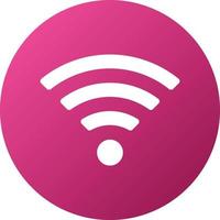 estilo de ícone wi-fi vetor