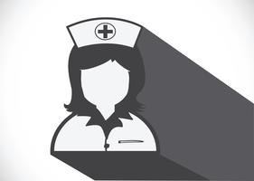 Enfermeiras ícones símbolo sinal vetor