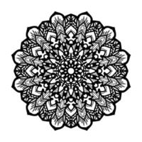 mandala desenhada à mão. decoração em ornamento de doodle oriental étnica. vetor