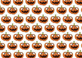 Fundo de abóbora de Halloween vetor