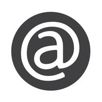 ícone de símbolo de e-mail vetor