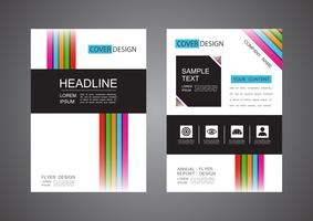 design moderno flyer vetor