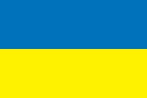 fundo de cor azul e amarelo abstrato, como a bandeira da ucrânia. ilustração vetorial. vetor