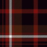 padrão xadrez sem costura tartan escócia com cores de tom vermelho textura para toalhas de mesa, embrulho, roupas, camisas, vestidos, papel, roupa de cama, cobertores, impressão têxtil vetor