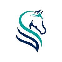 modelo de vetor de design de logotipo de cavalo