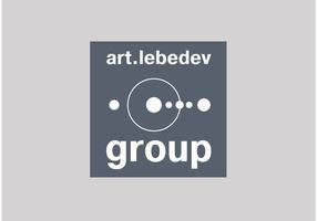 Arte. Logotipo de vetor de Lebedev