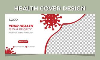 venda de design de banner criativo e cuidados de saúde para download vetor