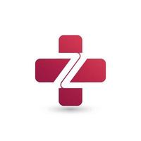 logotipo zz duplo. o design consiste em apenas uma linha contínua que se amarra em uma forma zz. simples, elegante e muito marcado.