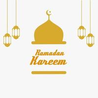 ilustração vetorial ramadan kareem vetor