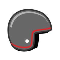 capacete de moto antigo vetor