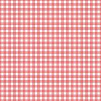 xadrez sem costura padrão guingão repetir vetor em vermelho e branco. design para impressão, tartan, embrulho, têxteis, fundo quadriculado para toalha de mesa
