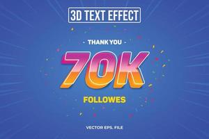 75k efeitos de texto 3D editáveis especiais vetor