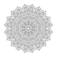 vetor de mandala de arte de linha para design