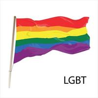 bandeira do orgulho gay vetor
