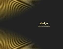 Fundo de linha de onda luxuosa de ouro abstrato - textura simples para seu projeto. fundo gradiente. decoração moderna para sites, cartazes, banners, vetor eps10