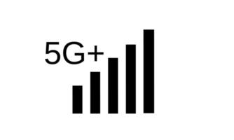 gráficos de ilustração vetorial de, ícone de rede 5g vetor