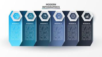 vetor modelo de infográfico 3d para apresentação. visualização de dados de negócios. elementos abstratos. conceito criativo para infográfico.