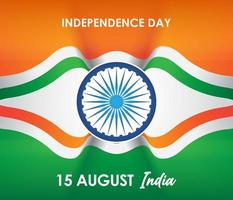 dia da independência da ilustração de design da índia vetor