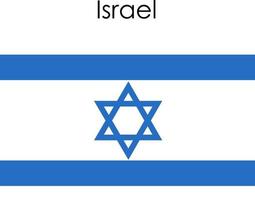 ícone da bandeira nacional israel vetor