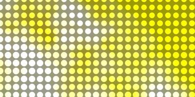 luz verde, amarelo padrão de vetor com círculos.