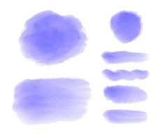 blush roxo manchas de aquarela pintar stropke. textura de fundo abstrato violeta aquarela. vetor
