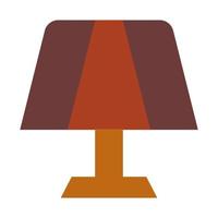 lâmpada noturna com ícone plano adequado para conjunto de ícones de casa vetor