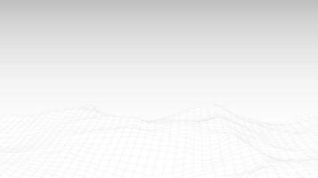 malha de montanha em ilustração abstrata de voo. colinas de grade geométrica poligonal cinza com vista superior digital delineiam rochas maciças do everest e cordilheira vetorial vetor