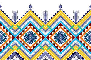 design de padrão étnico geométrico. tecido asteca tapete mandala ornamento chevron têxtil decoração papel de parede. fundo de bordado tradicional indiano africano de peru tribal vetor