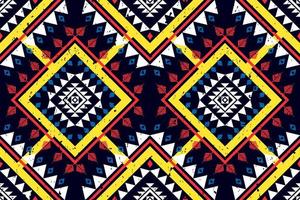 design de padrão geométrico étnico sem costura. tecido asteca tapete mandala ornamento chevron têxtil decoração papel de parede. fundo de vetor de bordado tradicional indiano africano peru tribal