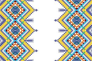 design de padrão étnico geométrico. tecido asteca tapete mandala ornamento chevron têxtil decoração papel de parede. fundo de bordado tradicional indiano africano de peru tribal vetor