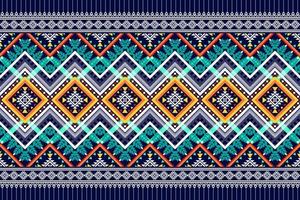 design de padrão geométrico étnico sem costura. tecido asteca tapete mandala ornamento chevron têxtil decoração papel de parede. fundo de ilustração vetorial de bordado tradicional índio africano peru tribal vetor