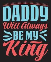 papai sempre será meu rei vetor