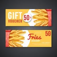 Fast food gif voucher desconto ordem menu aperitivo comida, design de modelo, design criativo de ilustração vetorial aquarela vetor