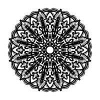 mandala desenhada à mão. decoração em ornamento de doodle oriental étnica. vetor